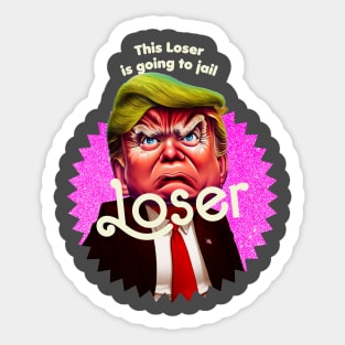 donald trump loser Sticker